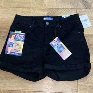 Forever 21 Wax Jean black shorts Sz medium